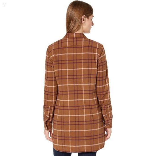 L.L.Bean Signature Chamois Tunic Pattern Light Saddle ID-daBe9HZH
