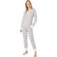 L.L.Bean Super Soft Shrink-Free Lounge Set Stripe Sailcloth Multi Stripe ID-MxyULH63