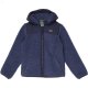 L.L.Bean Sherpa Fleece Hooded Jacket (Big Kids) Vintage Indigo/Carbon Navy ID-0zMR8MI5