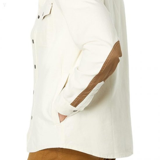 L.L.Bean Signature Rugged Soft Twill Shirt Regular Cream ID-L55lb3hR