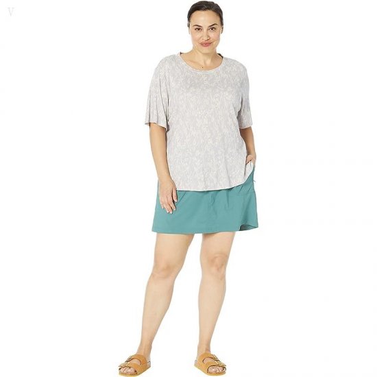 L.L.Bean Plus Size Vista Camp Skort Soft Spruce ID-DIuhb4TL