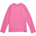 L.L.Bean Unshrinkable Mini Waffle Long Sleeve (Little Kids) Pink Berry ID-WnMzWpQc