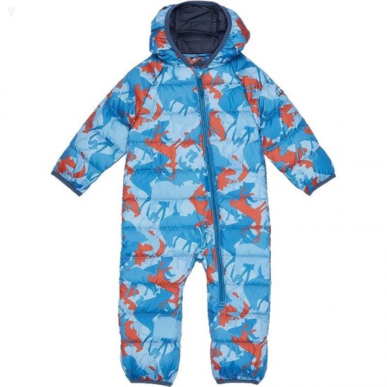 L.L.Bean Ultralight 650 Bunting Print (Infant) Rust Orange Animal Camo ID-MqxoFOdx