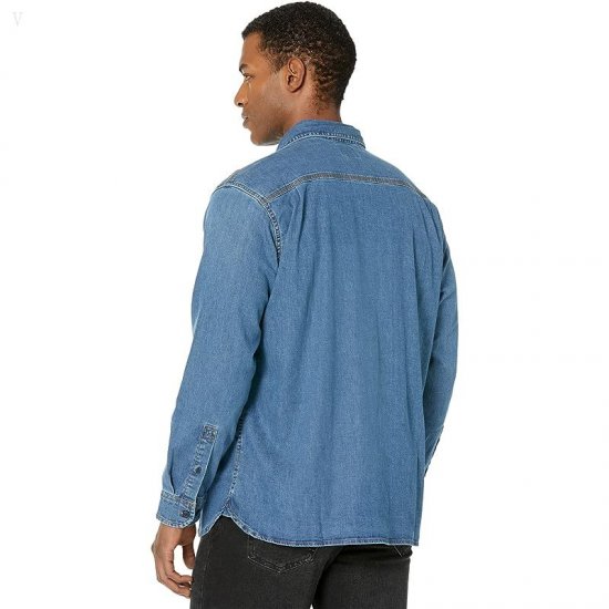 L.L.Bean BeanFlex Denim Shirt Traditional Fit Stonewashed ID-3HfP6dYI
