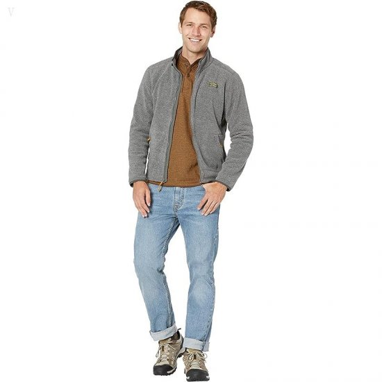 L.L.Bean Mountain Classic Fleece Jacket Charcoal Heather ID-WqpHoeSH