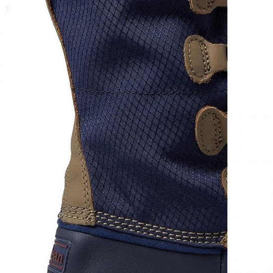 L.L.Bean Rangeley Pac Boot Tall Water Resistant Insulated Bright Navy/Taupe ID-bbkOdALp
