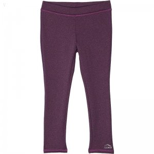 L.L.Bean Mountain Fleece Leggings II (Big Kids) Plum Grape Heather ID-3hOvTBpw