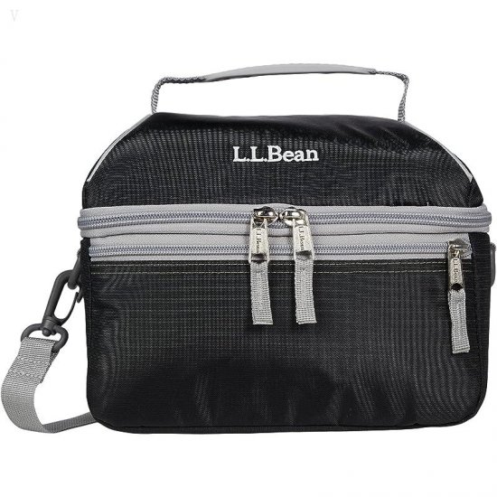 L.L.Bean Flip Top Lunch Box III Black ID-cP7l1bDV
