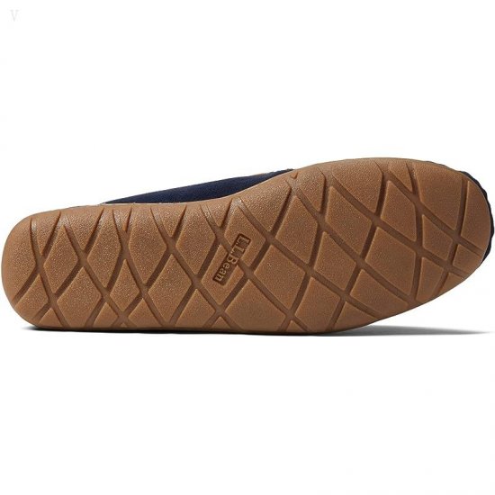 L.L.Bean Wicked Good Slipper Venetian Carbon Navy/Saddle ID-yZk5is6C
