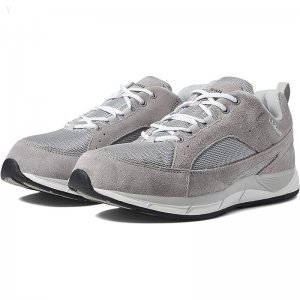 L.L.Bean Bean's Comfort Fitness Walker Suede Mesh Frost Gray ID-7R3kbuns