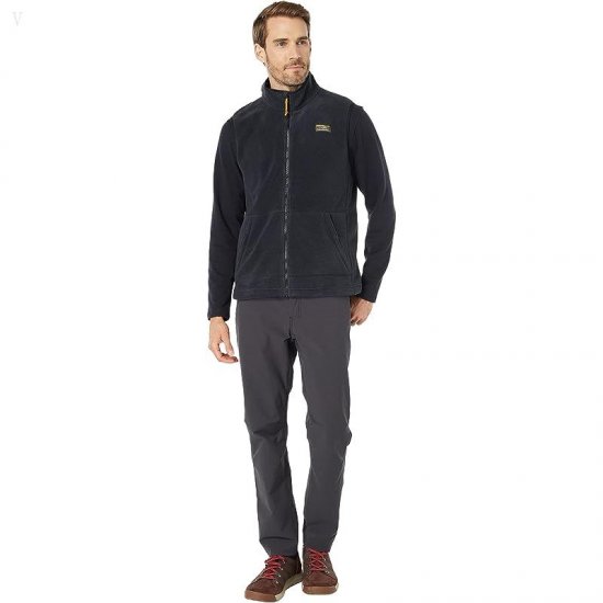 L.L.Bean Mountain Classic Fleece Vest Black ID-piBXQd2I