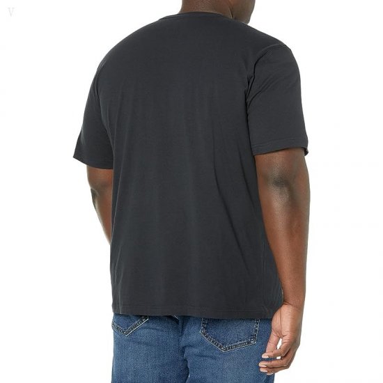 L.L.Bean Carefree Unshrinkable T-Shirt with Out Pocket Short Sleeve - Tall Black ID-J5vAdkjt