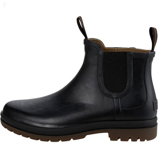 L.L.Bean Rugged Wellie Chelsea Boot Black/Dark Gum ID-8UexBTQL