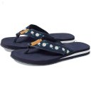 L.L.Bean Classic Maine Isle Flip-Flop 3 Motif Classic Navy/Daisies ID-KpKsE6tr