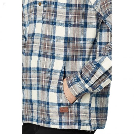 L.L.Bean Scotch Flannel Anorak Traditional Fit Indigo Tartan ID-a7x7QqM3