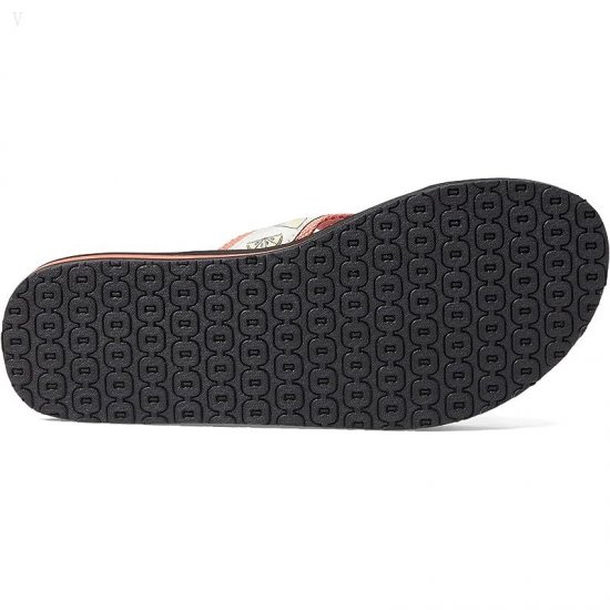 L.L.Bean Classic Maine Isle Flip-Flop 3 Motif Ember/Lemonade ID-mfCOWBTh