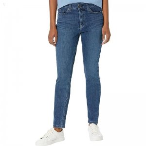 L.L.Bean BeanFlex High-Waist Ankle Jeans in Stonewashed Stonewashed ID-BZc4xan2