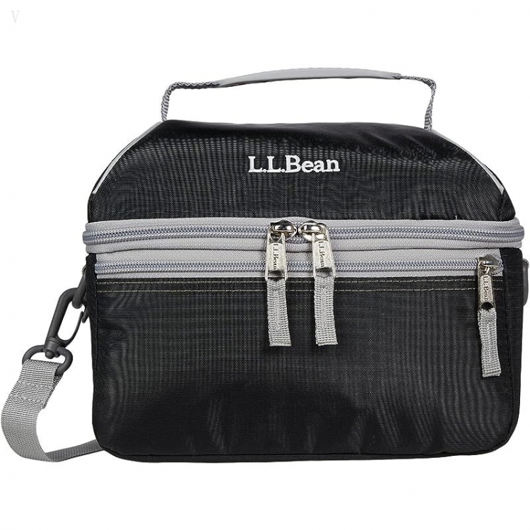 L.L.Bean Flip Top Lunch Box III Black ID-cP7l1bDV - Click Image to Close