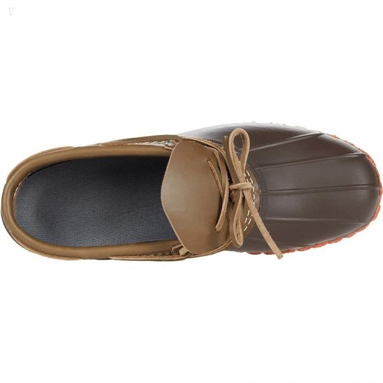 L.L.Bean Bean Boots Rubber Moc Field Olive/Bean Boot Brown/Sail Orange ID-DSDX0eFx