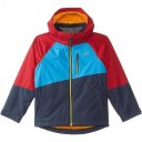L.L.Bean Fleece Lined Color-Block 3-in-1 (Little Kids) Dark Red/Bold Aqua ID-G1sCzUwI