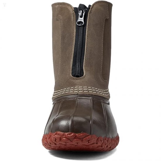 L.L.Bean Bean Boot 8\\ Dark Cement/BBB/Brick/Rust Orange Plaid ID-7v5QxcYC