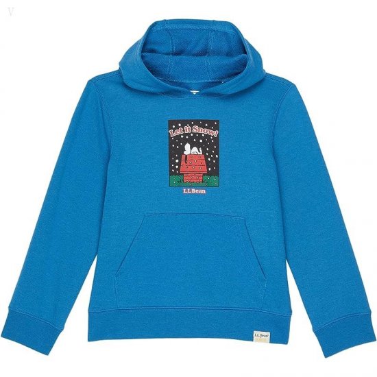L.L.Bean L.L.Bean X Peanuts Hoodie (Little Kids) Marine Blue ID-Vcr5KyKP