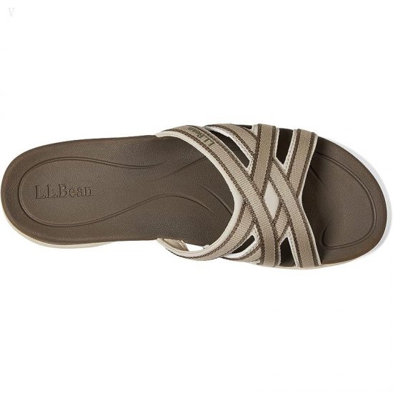 L.L.Bean Boothbay Sandal Slide Dark Cement ID-DoPpIm5A
