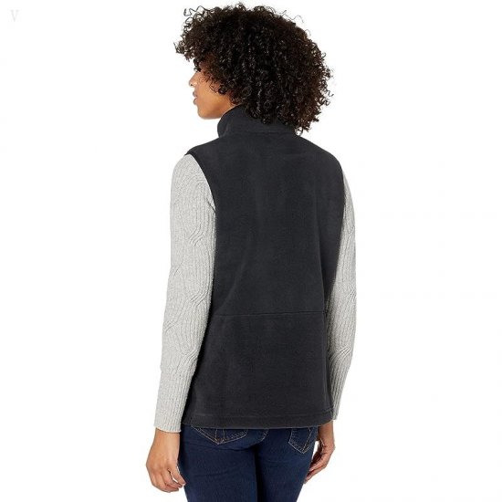 L.L.Bean Mountain Classic Fleece Vest Black ID-59XOM6e1