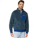 L.L.Bean Bean's Sherpa Fleece Jacket Regular Storm Blue/Collegiate Blue ID-fSO38Cz2