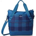 L.L.Bean Insulated Tote Medium Plaid Blue Buffalo ID-CubeAAq3