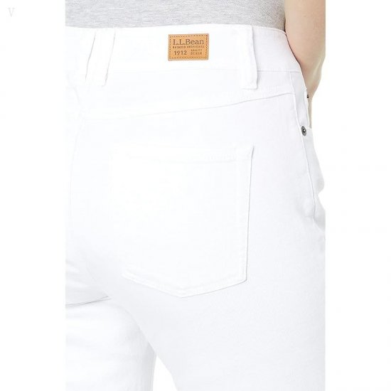 L.L.Bean BeanFlex Skinny Leg Favorite Fit Jeans in White White ID-IwLgZTek