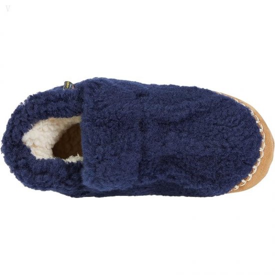 L.L.Bean Cozy Slipper Bootie (Toddler/Little Kid/Big Kid) Bright Navy ID-1udMAYpA