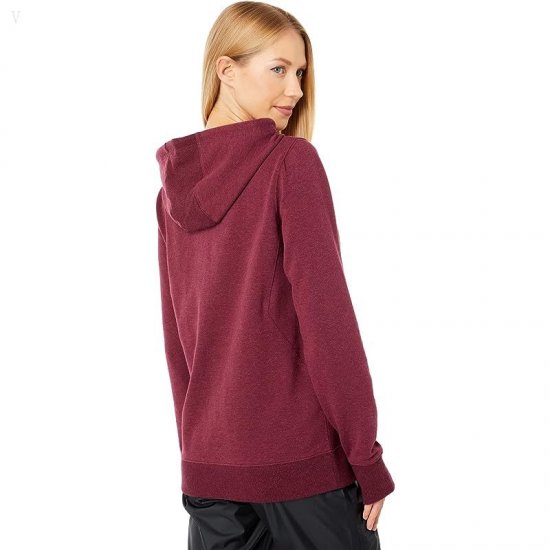 L.L.Bean Bean\'s Cozy Camp Hoodie Graphic Deep Port Heather Colorbars ID-05ETe2aE