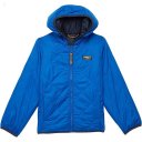 L.L.Bean Mountain Bound Reversible Hooded Jacket (Little Kids) Deep Sapphire/Carbon Navy ID-PgWWiH3u
