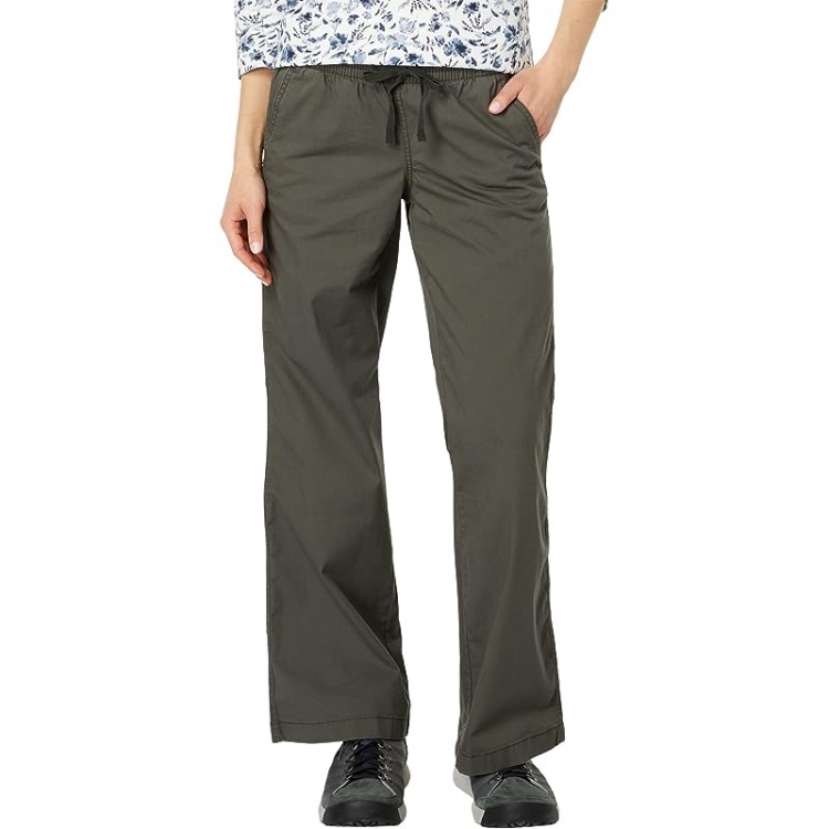 L.L.Bean Lakewashed Pull-On Wide Leg Pants Dark Taupe ID-GACTLkcv - Click Image to Close