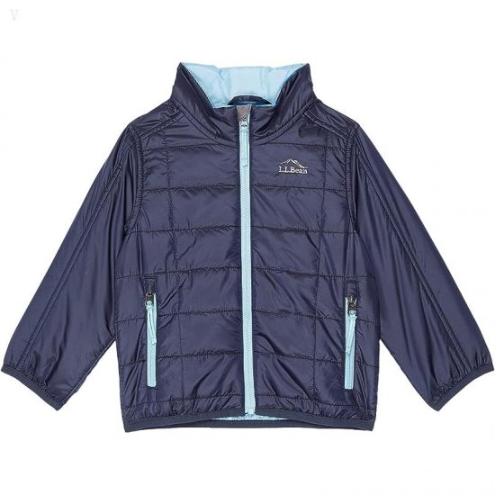 L.L.Bean Primaloft Packaway Jacket (Toddler) Carbon Navy ID-2hi4O08k