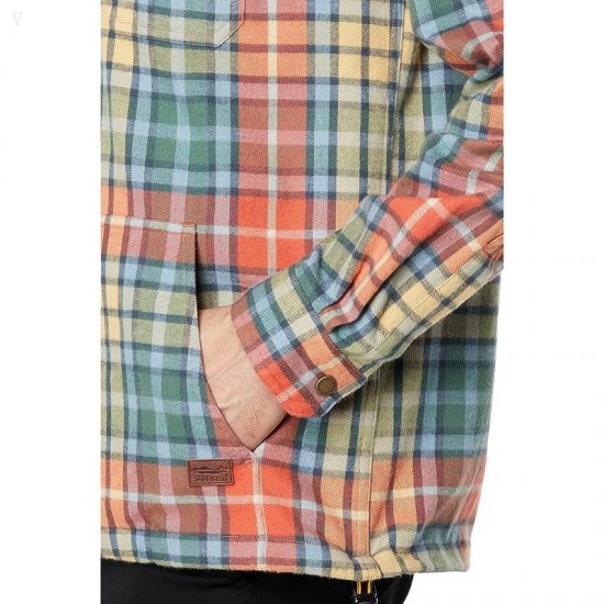 L.L.Bean Scotch Flannel Anorak Traditional Fit Washed Buchanan ID-E99sjoY9