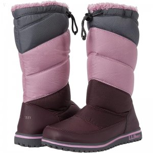 L.L.Bean Ultralight Water Resistant Snow Boot Tall (Toddler/Little Kid/Big Kid) Dark Plum/Mauve Berry ID-Q9s94TYB