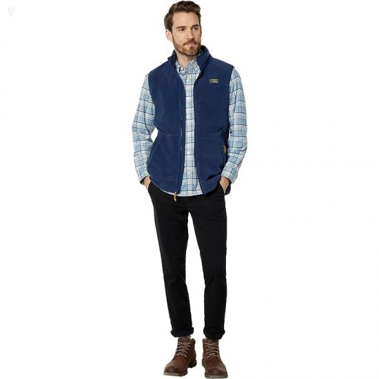 L.L.Bean Mountain Classic Fleece Vest Tall Nautical Navy ID-ESDhBtXc