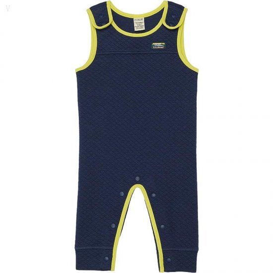 L.L.Bean Quilted Romper (Infant) Nautical Navy ID-BF7Rpakh