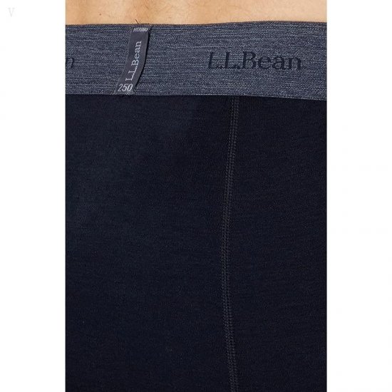 L.L.Bean Cresta Midweight 250 Pants - Tall Dark Black ID-sidp7MOr