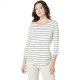 L.L.Bean Soft Stretch Supima Boatneck 3/4 Sleeve Stripe Sailcloth/Classic Navy ID-gXoEL7GI L.L.Bean Soft Stretch Supima Boatneck 3/4 Sleeve Stripe Sailcloth/Classic Navy ID-gXoEL7GI
