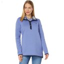L.L.Bean Quilted Sweatshirt Mock Neck Tunic Larkspur ID-mzNEA3Ll