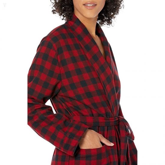 L.L.Bean Scotch Plaid Flannel Robe Unlined Plaid Rob Roy ID-qfVD7umC