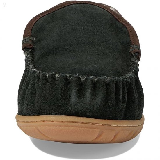 L.L.Bean Wicked Good Slipper Venetian Black Spruce/Chocolate ID-LzoQAAyB