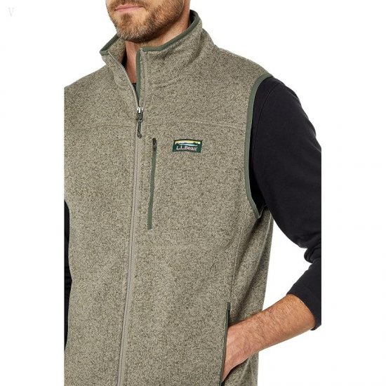 L.L.Bean Sweater Fleece Vest Eucalyptus/Thyme ID-vuTQjzvy
