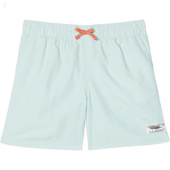 L.L.Bean Stowaway Shorts (Little Kids) Cool Sea Blue ID-fAAk2vUP