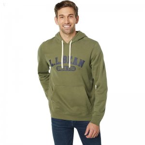 L.L.Bean 1912 Sweatshirt Hooded Logo Deep Olive ID-Zoe3Squ0