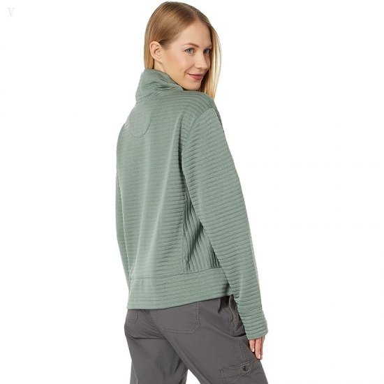 L.L.Bean Airlight Funnel Neck Pullover Sea Green Heather ID-fI67ydGe