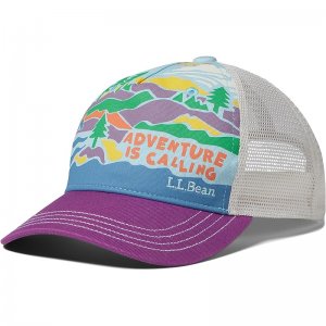 L.L.Bean Kid??s Bean's Trucker Hat Motif Cool Sea Blue Adventure ID-zm3uodGZ